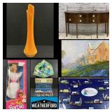 Bidding Ends Fri! ~Incredible *Online Only* Weatherford Gallery Auction! Fine Furniture, Collectibles, Vintage Goods, Memorabilia, Artwork & More! Local P/U & Ship Avail
