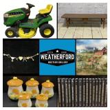 Bidding Ends Fri! ~Incredible *Online Only* Weatherford Gallery Auction! Collectibles, Fine Furniture, Art, Memorabilia, Vintage Goods, Antiques & More! Local P/U & Ship Avail