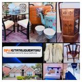 ~Incredible Addison Estate Sale! Vintage Collectibles, Fashion, Jewelry, Waterford, Erte', Asian Accents, Fine Furniture, Stainless Fridge, Outdoor Living, Danish Teakwood & More!