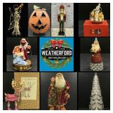 BIDDING ENDS FRIDAY! ~Extraordinary Christmas & Holiday Decor *Online Only* Auction by *Weatherford Auction Gallery* Neiman Marcus, Spode, Fitz & Floyd, Jim Shore, Waterford, C. Radko, M. Childs..