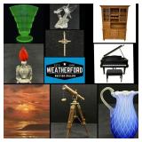 Bidding Ends Fri! ~Incredible *Online Only* Weatherford Gallery Auction! Fine Furniture, Collectibles, Artwork, Memorabilia, Accents, Vintage Goods & More! Local P/U & Shipping Available!