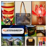 This Fri & Sat! ~Incredible Frisco Estate Sale! YSL, LV, Tom Ford, Leather Furn., Advertising Collectibles, Nice Appliances, Outdoor Living, Contemporary Accents, Designer Fashion Galore..