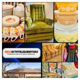 This Fri & Sat! ~Vintage Time Capsule Sale! Pyrex, Fashion, Glassware, Mid Century, Christmas, Asian & Much More!