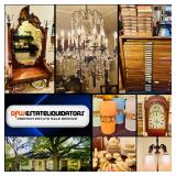 This Fri & Sat! ~Amazing Dallas Estate Sale! Roseville, MCM, Glass, Brass, Fine Antiques, Clocks, Vt