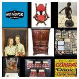 BIDDING ENDS FRIDAY!~Incredible *Online Only* Weatherford Gallery Auction! Collectibles, Fine Furniture, Memorabilia, Coins, Art, Vintage Goods & More! Local P/U & Ship Avail!