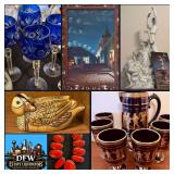 This Fri & Sat! ~Incredible Flower Mound Estate Sale! MCM, Lladro, Hummel, Collectibles, Vintage, Fashion, Fine Furniture, Rugs, Glassware, Orig. Paintings, Brass, Sterling & More!
