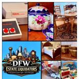 This Fri & Sat! ~Incredible Lake Highlands Estate Sale! Nintendo, eGO, Waterford, Barrister Bookcase, Brass, Vintage Toys, Elfa, Wedgwood, Fiesta, Golf Clubs, Cast Iron, Stunning Furniture, Accents..