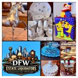 This Fri & Sat! ~Incredible Mesquite Estate Sale! MCM, Spode, Elfa, Paintings, Collectibles, Vintage Glass, Fitness, Leather, Appliances, Tools, Golf, Outdoor & Much More!