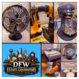 This Fri & Sat! ~Incredible McKinney Estate Sale! Uranium, Waterford, All Clad, KitchenAid, Vintage Collectibles, Fine Furniture, Unique Accents, Tools, Outdoor & More!