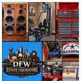 This Fri & Sat! ~Huge Weatherford, TX Country Estate! Waterford, Pool Table, Fitness, Woodworking, Tools, Collectibles, Baby Lock Sewing, Toys, Vintage, Appliances, Floating Dock & Much More!