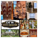 This Fri & Sat! Great Dallas Estate Sale! Dali Speakers, Baccarat, Lladro, Appliances, Fitness, Autographed Sports Memorabilia, Outdoor, MCM Paintings, Collectibles & More!!