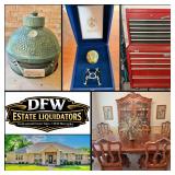 This Fri & Sat! ~Incredible Weatherford Estate Sale! Big Green Egg, Faberge', KitchenAid, Ethan Allen, Waterford, Outdoor, Garage, Craftsman Tool Chest & Much More!
