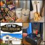 This Fri & Sat! ~HUGE Arlington Collectors Sale! Guitars, Vintage, MCM, Nascar, Lawyers Bookcase, Native American, Uranium Glass, Cast Iron, Huge Copper Kettle, Antiques, Knives & Much More!