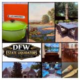 This Fri & Sat! ~Incredible Murphy Estate Sale! Le Creuset, Sterling, Denon, Baccarat, Fashion, Patio, Jewelry, Acoustic Guitar, Stainless Tool Chest, Collectibles, Drexel & More!