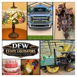 This Sat & Sun! Huge Weatherford Estate Sale! F250, Golf Cart, Vintage Pyrex, Fashion, Collectibles, Woodworking, Zero Turn, Appliances, Power Tools, Farm & Ranch and Much More!