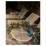 Wrought Iron Woodard Patio 12 PC Set