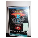 Boston Signed Tour Poster / Ticket - Authentic 