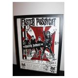 Faster Pussycat Signed Tour Poster / Ticket - Authentic 