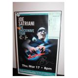 Joe Satriani Signed Tour Poster / Ticket - Authentic 