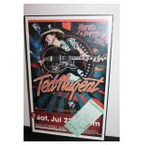 Ted Nugent Signed Tour Poster / Ticket - Authentic 