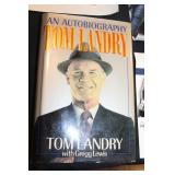 Tom Landry Signed Book - Authentic 