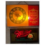 Lone Star Beer Clock