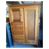 Antique Oak Wardrobe
