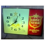 Lone Star Beer Clock