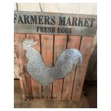 Farmers Market Egg Sign