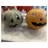 Clay Jack O Lanterns