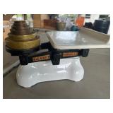 Porcelain Meat Scale