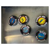 Matel Hot wheel badges