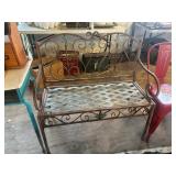 Wrought Iron Bench