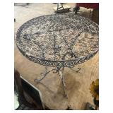 Wrought iron patio Breakfast Set