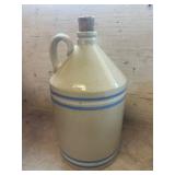 Striped Crock Jug