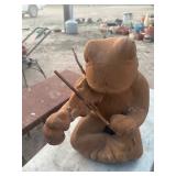 Cast iron Frog Yard Art