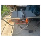 Ridgid Table Saw w/Stand