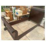 Mahogany Twin Sleigh Bed