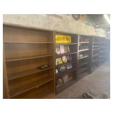 6 Large Book/Display Shelves