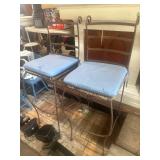 Wrought Iron Bar Chairs