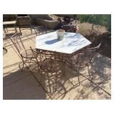 iron patio table and chair s