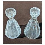 Crystal drink decanters