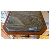 Marble top stands 