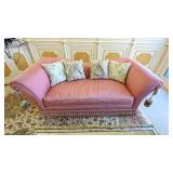 silk settee