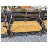 vintage cane bottom chairs 