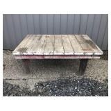 Salvage Wood Work Table