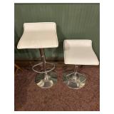 Mid-century Adjustable Stools