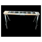 Metal sawhorse