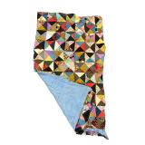 Quilt topper and backing crib size