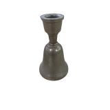 Pewter bell/candle holder